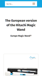 Mobile Screenshot of euro-wand.com
