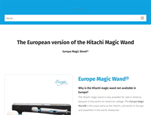 Tablet Screenshot of euro-wand.com
